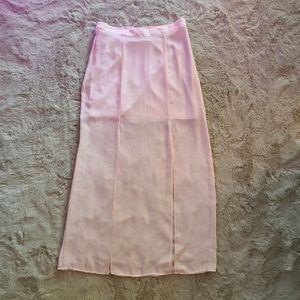 Forever21 sheer M slit skirt